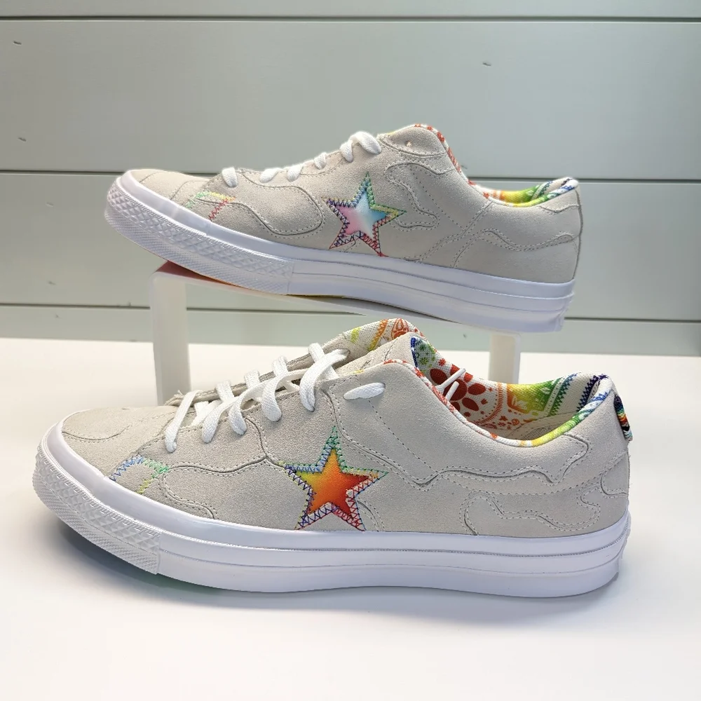 Converse One Star Low Pride Family Unity Leather Casual Sneakers Size Men's 11